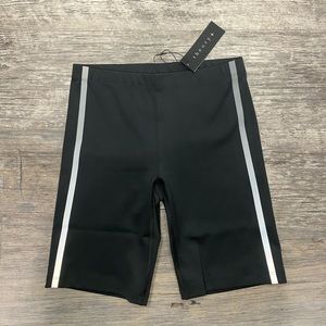 Theory biker shorts NWT